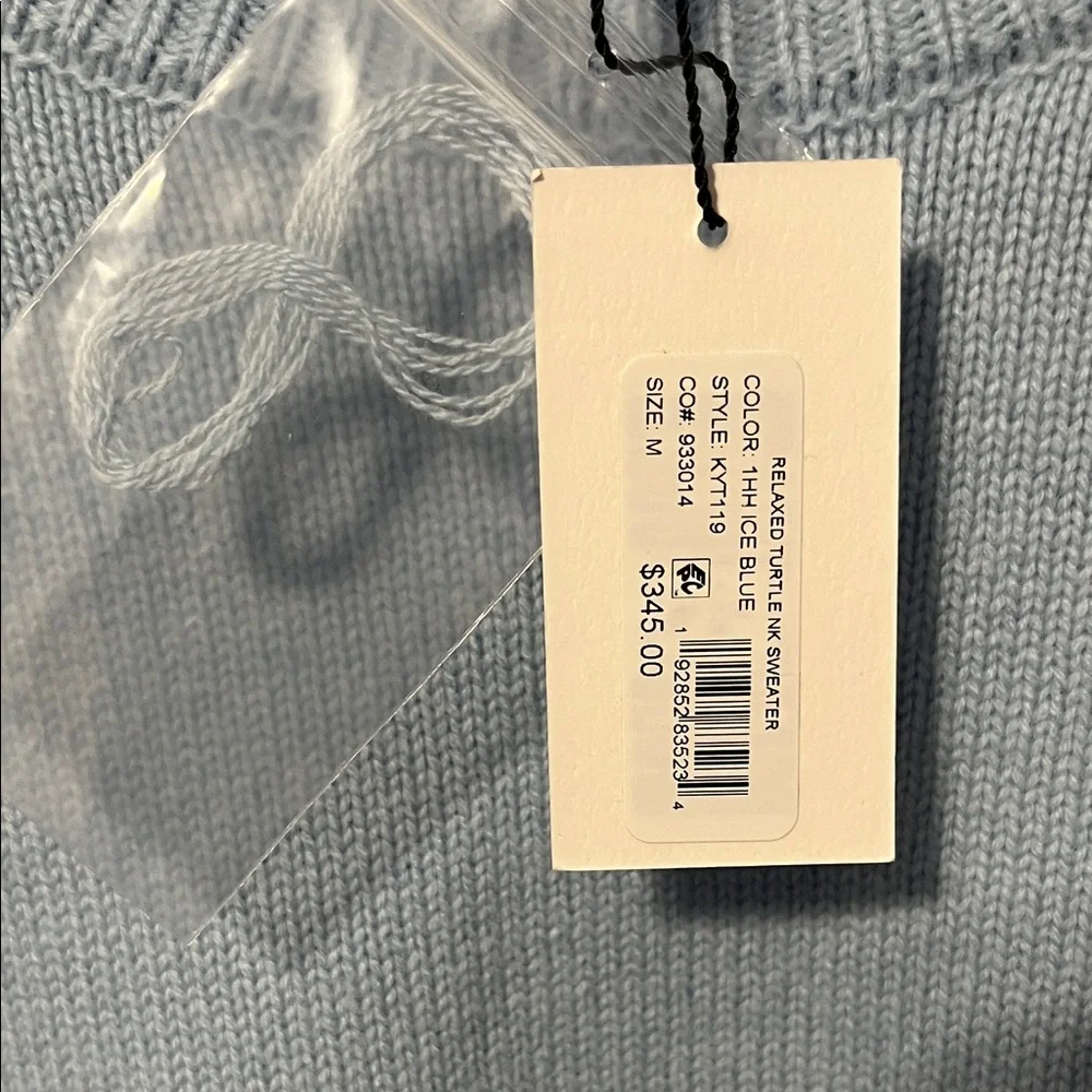 BNWT Milly Turtleneck Cashmere Sweater Size Medium - Picture 2 of 3